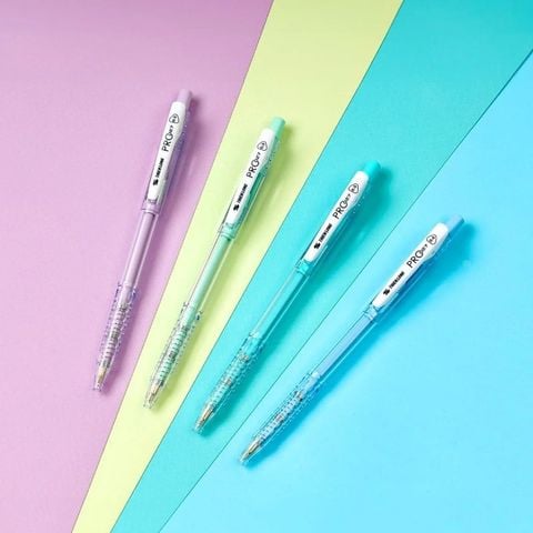 Bút Bi Thiên Long TL-105 Xanh Vỏ Pastel - Giao Mẫu Ngẫu Nhiên