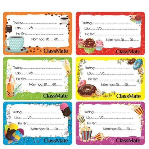 Nhãn Vở Food CL-NT205