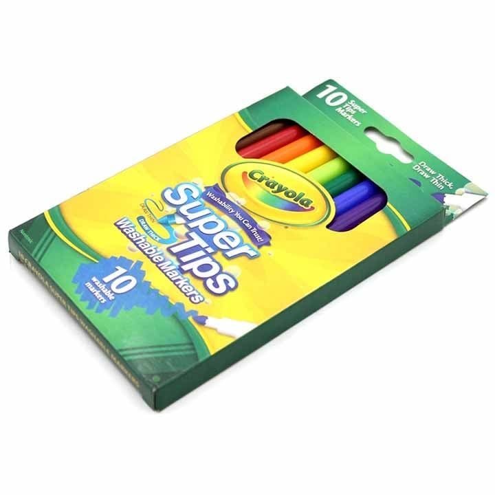 Bút Lông 10 Màu Crayola Supertips 588610