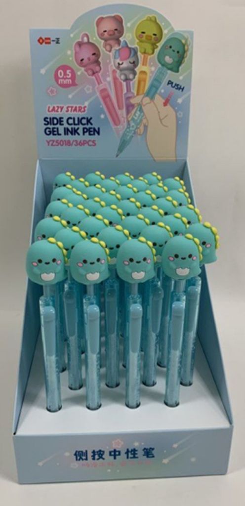 Viết Gel Đen 0.5Mm Khủng Long (II-GEN) YZ5018