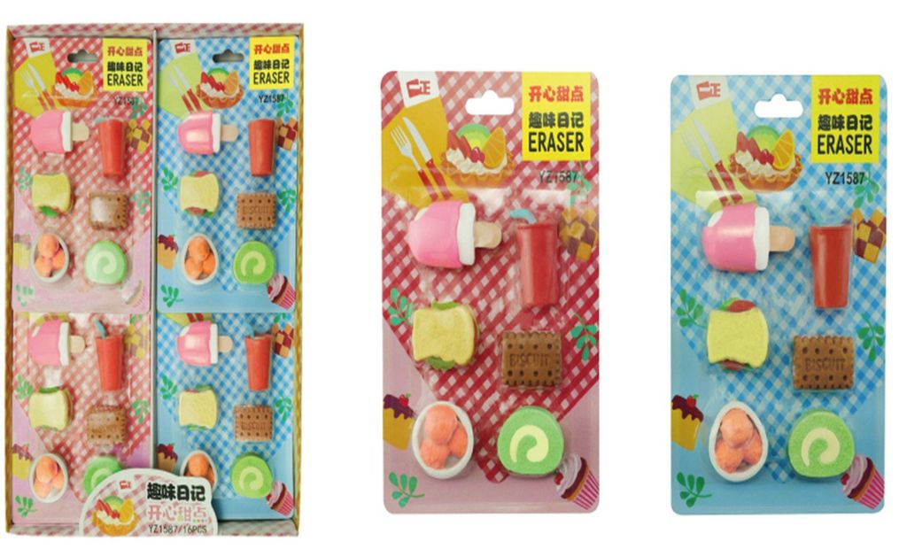 Vỉ 6 Gôm Đồ Ăn (II-GEN) YZ1587