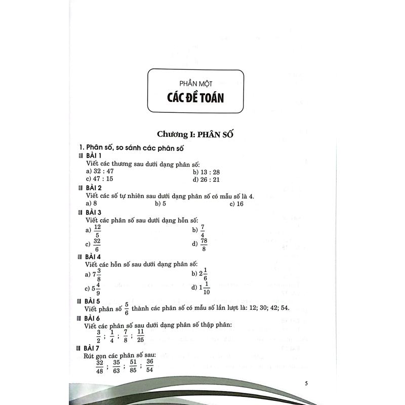 Các Bài Toán Thông Minh 5 (Theo Chương Trình GDPT Mới)