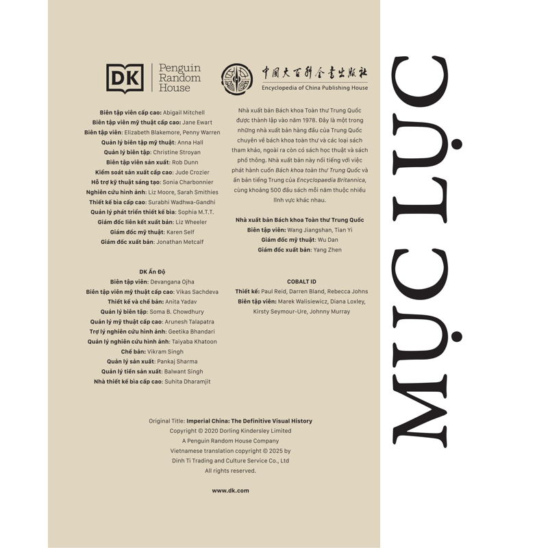 Các Triều Đại Trung Quốc (Trực Quan Và Toàn Diện)