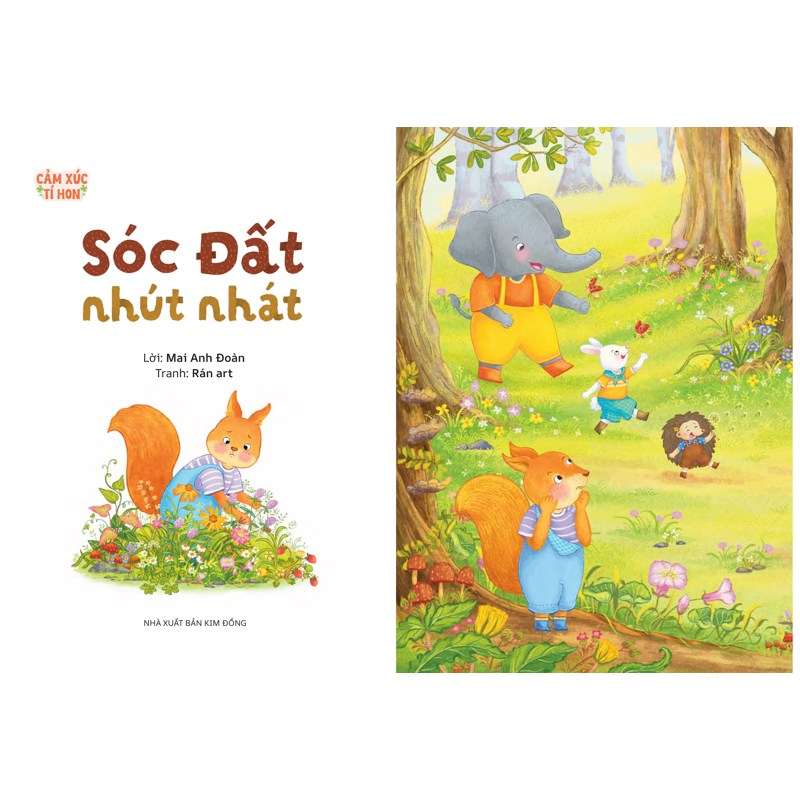 Cảm Xúc Tí Hon - Sóc Đất Nhút Nhát