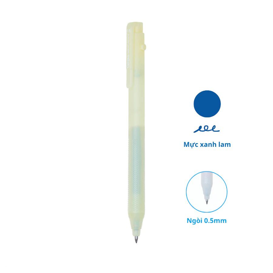 Campus - Bút Gel Campus Magic Fit Lite Mực Xanh 0.5mm WPB2-05B-TY