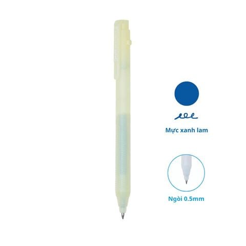 Campus - Bút Gel Campus Magic Fit Lite Mực Xanh 0.5mm WPB2-05B-TY