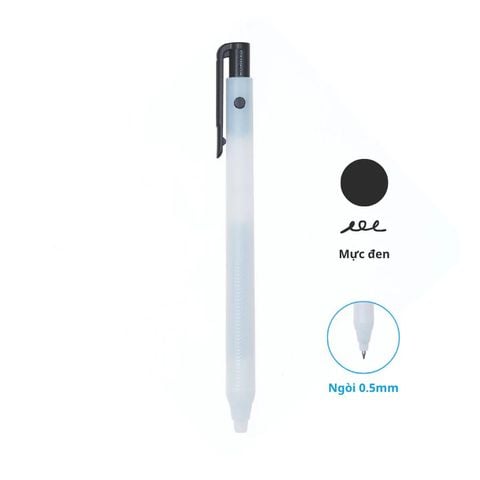 Campus - Bút Gel Campus Magic Fit Lite Mực Đen 0.5mm WPB2-05D