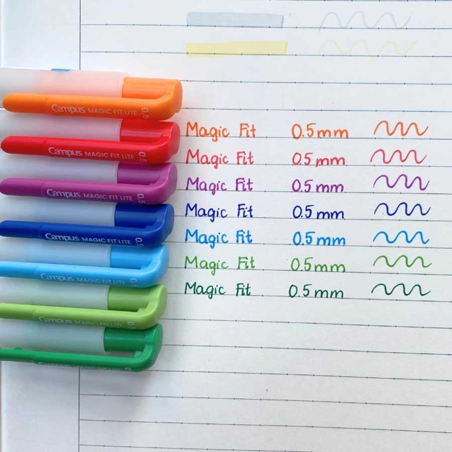 Campus - Bút Gel Campus Magic Fit Lite Mực Hồng 0.5mm WPB2-05P