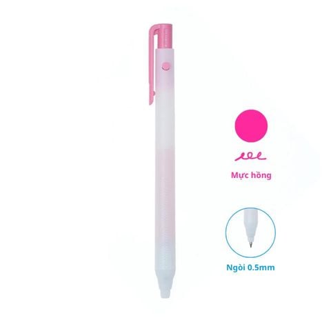 Campus - Bút Gel Campus Magic Fit Lite Mực Hồng 0.5mm WPB2-05P