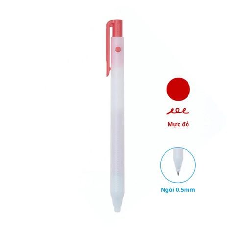 Campus - Bút Gel Campus Magic Fit Lite Mực Đỏ 0.5mm WPB2-05R