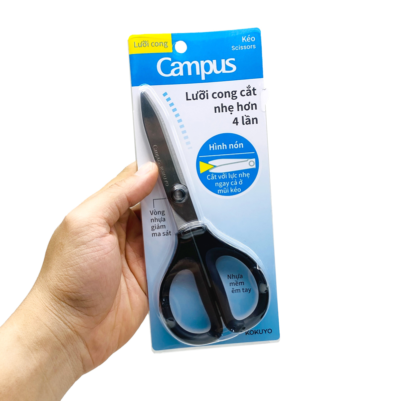 Campus - Kéo Campus Branding SC-65C-D Màu Đen