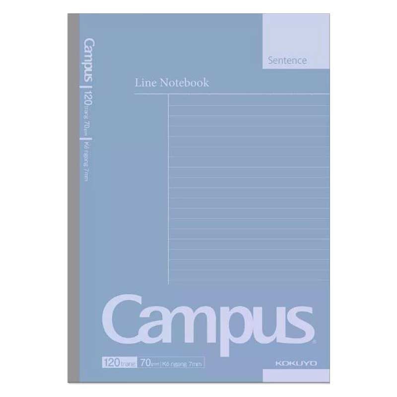 Tập Học Sinh 200tr Campus – Basic A5 DL70gsm Kẻ Ngang B5L200BS (Giao mẫu ngẫu nhiên)