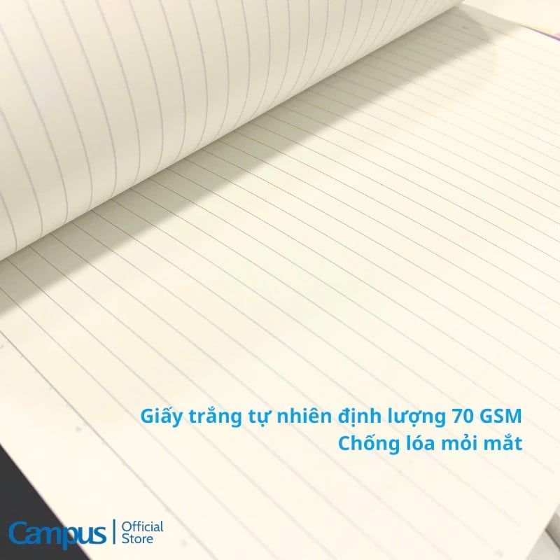 Tập Sinh Viên 80tr Campus - Bloke Core B5 DL70gsm Kẻ Ngang NB-B5L80BC-G (Giao mẫu ngẫu nhiên)