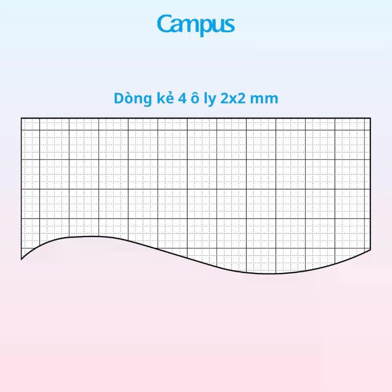 Tập Học Sinh 96tr Campus – Check & Bar A5 DL70gsm 4oly NB-A5OL96CB-B (Giao mẫu ngẫu nhiên)