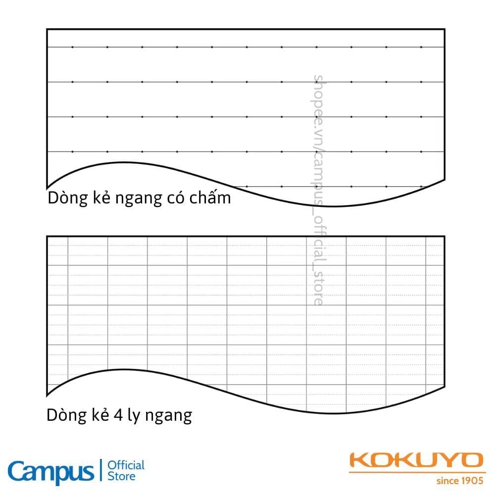 Tập Học Sinh 200tr Campus – Kusumi A5 DL70gsm Kẻ Ngang BKUS200 (Giao mẫu ngẫu nhiên)
