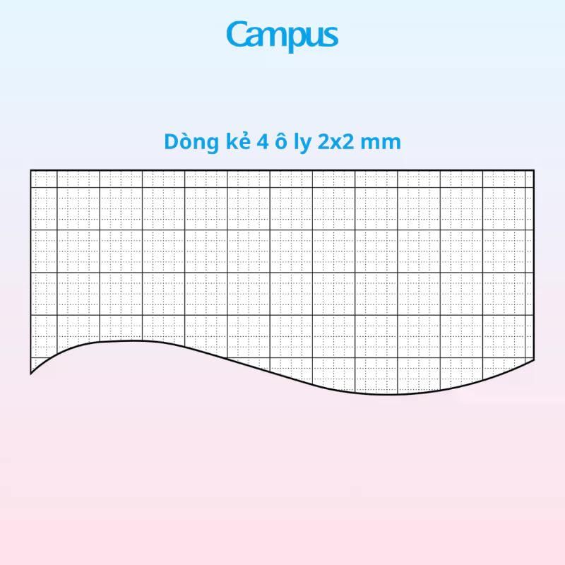 Tập Học Sinh 96tr Campus – Landscape 2 A5 DL70gsm 4 Ly Ngang NB-A5LY96LAS-01 (Giao mẫu ngẫu nhiên)