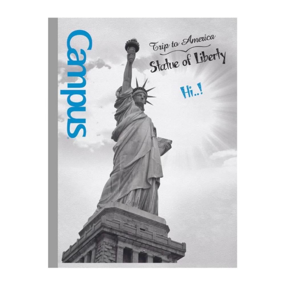 Tập Học Sinh 96tr Campus – Landscape A5 DL70gsm 4 Ly Ngang ALAS96 (Giao mẫu ngẫu nhiên)