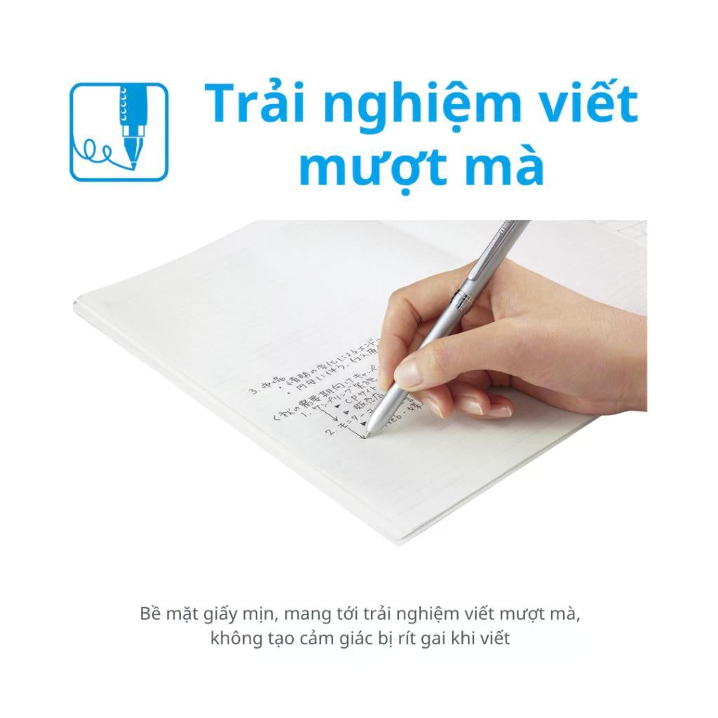 Tập Sinh Viên 80tr Campus - Wa-Shoku B5 DL70gsm Kẻ Ngang Có Chấm NB-B5DL80WS-01 (Giao mẫu ngẫu nhiên)