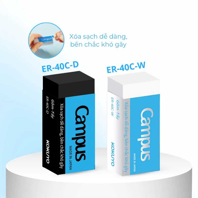 Campus - Tẩy Campus Branding ER-32C-D Màu Trắng