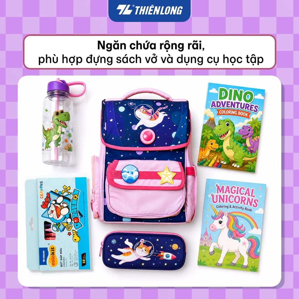 Thiên Long - Cặp Chống Gù Ergo Magnet BP-035/KT