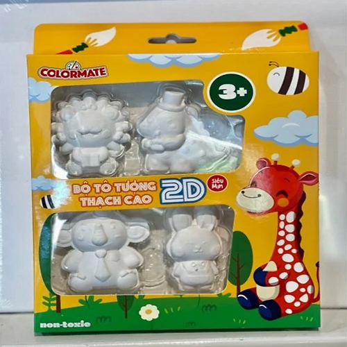 Colormate - Bộ Tô Tượng Thạch Cao 2D (Bm-0170)
