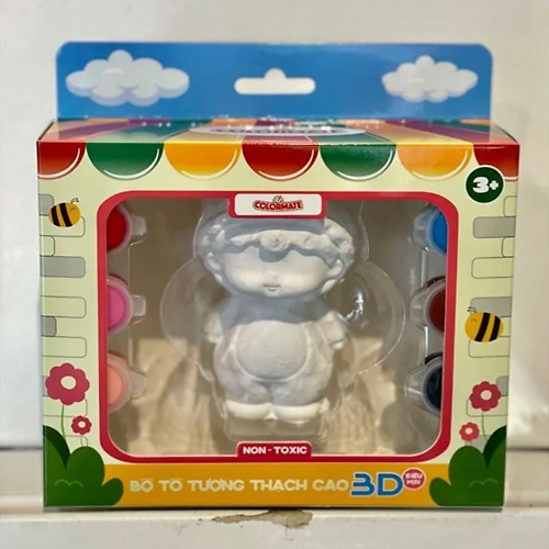 Colormate - Bộ Tô Tượng Thạch Cao 3D (Bm-0170)