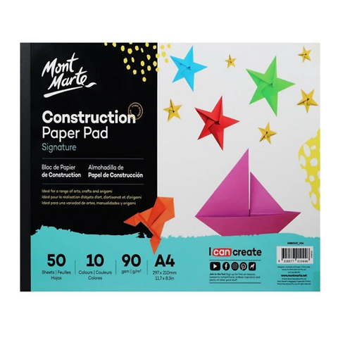 Mont Marte Giấy Gấp Mỹ Thuật A4 - Msb0037
