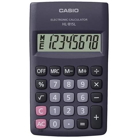 Máy Tính Casio Hl815L- Bk/We (4014-Bt)