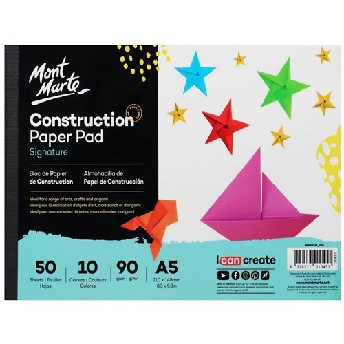 Mont Marte Giấy Gấp Mỹ Thuật A5 - Msb0038