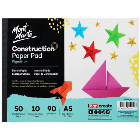 Mont Marte Giấy Gấp Mỹ Thuật A5 - Msb0038