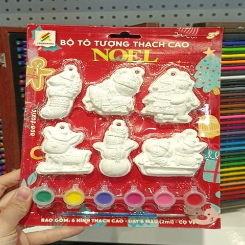 Colormate - Bộ Tô Tượng Thạch Cao Noel (Bm-0170)