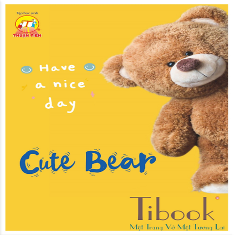 Tập Thuận Tiến 200T Dl80 4Ôli - Bear Cute - Giao Mẫu Ngẫu Nhiên (1 Cuốn)