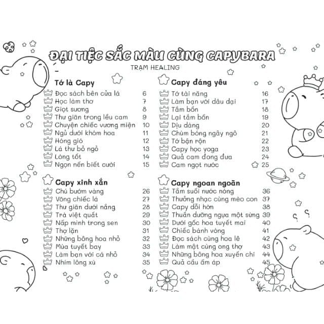Happy Everyday Capybara - Hạnh Phúc Mỗi Ngày