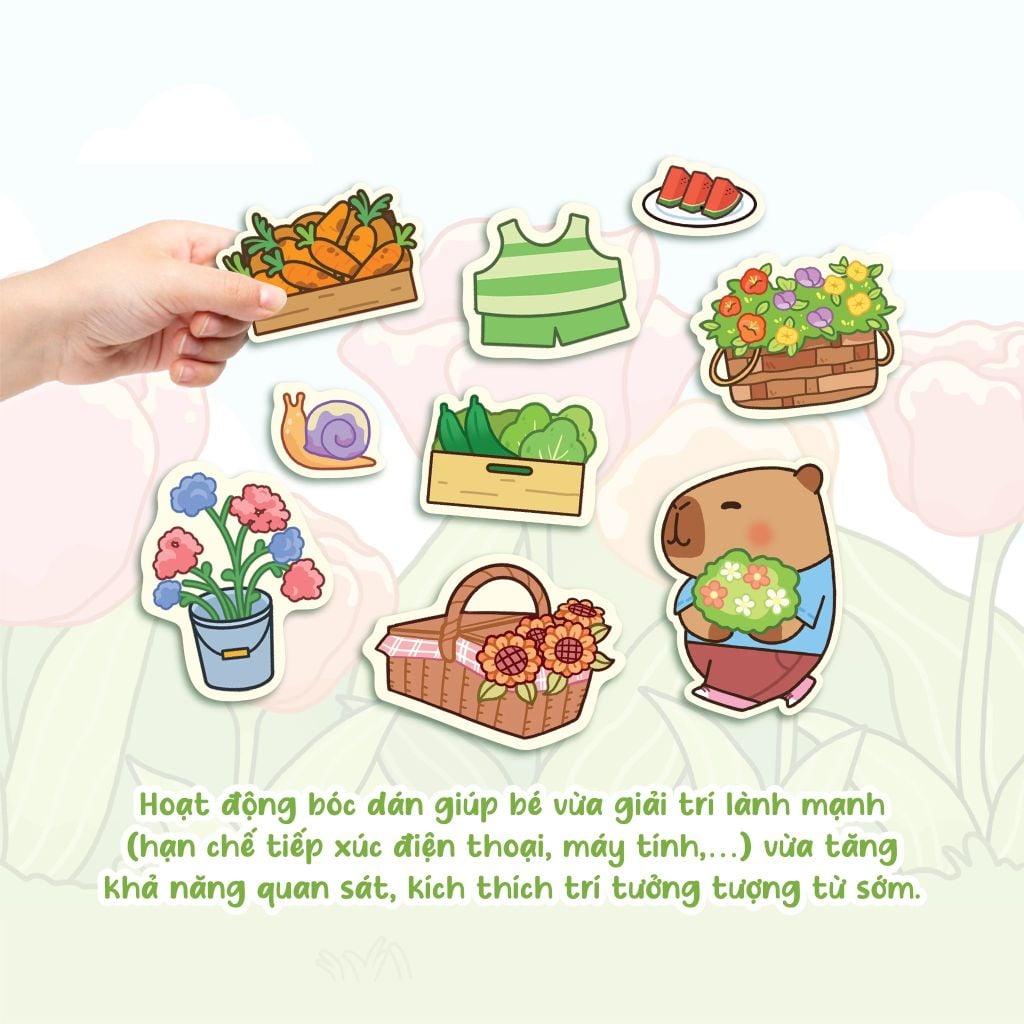 Capybara Ở Nông Trại Hớn Hở - Sticker Nhiệm Màu