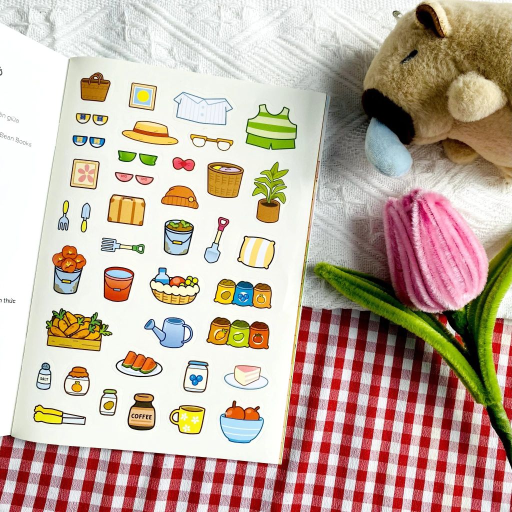 Capybara Ở Nông Trại Hớn Hở - Sticker Nhiệm Màu