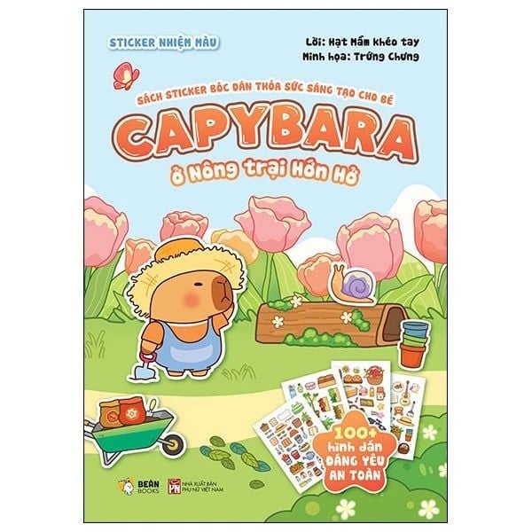 Capybara Ở Nông Trại Hớn Hở - Sticker Nhiệm Màu