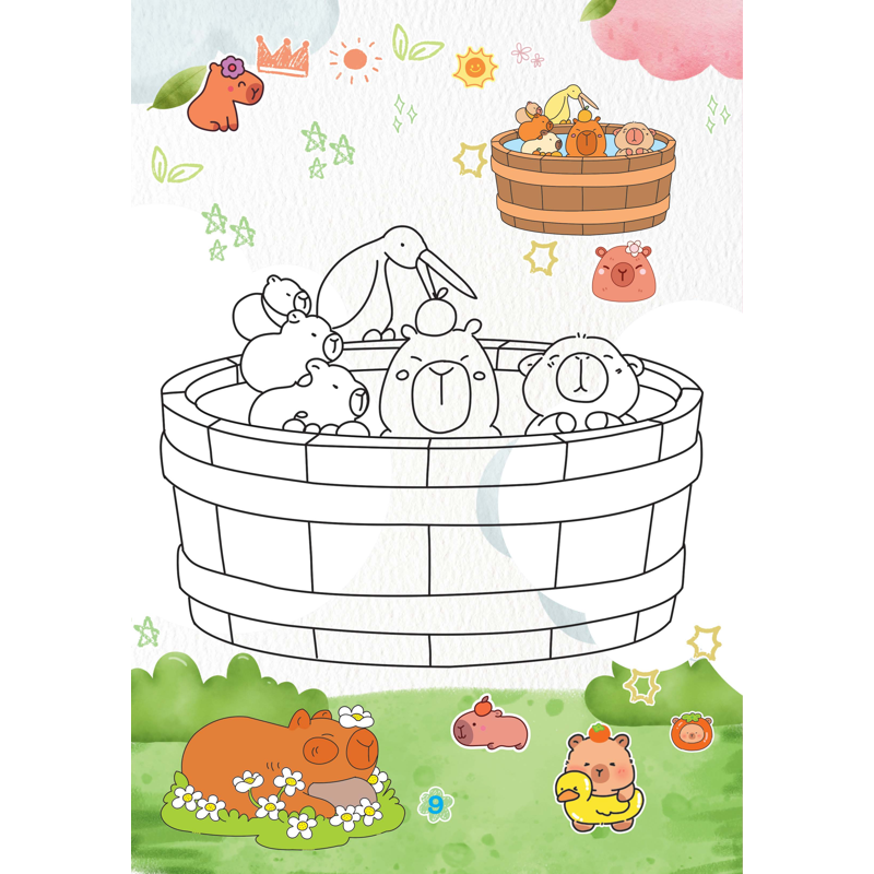 Capybara Thích Suối Nước Nóng