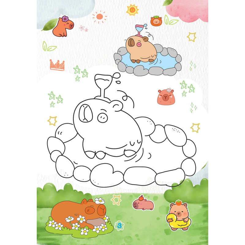 Capybara Thích Suối Nước Nóng