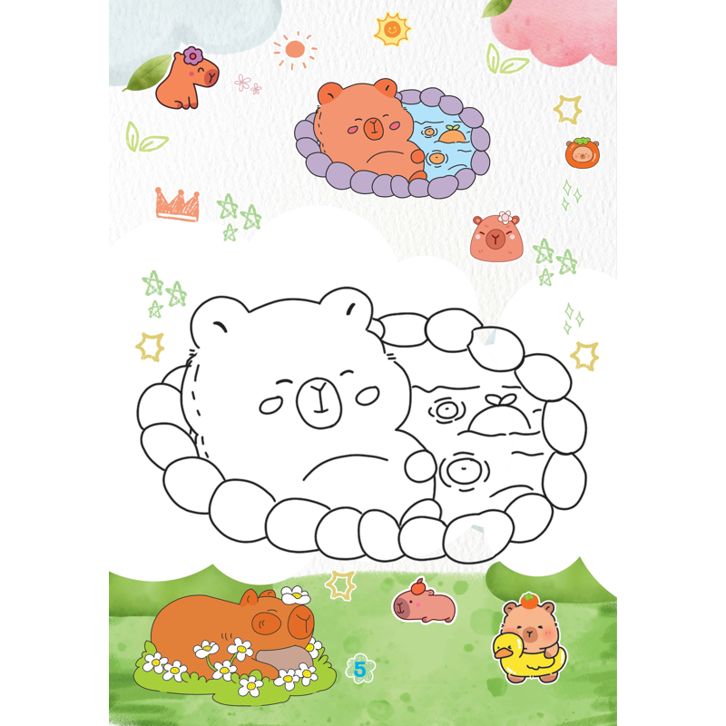 Capybara Thích Suối Nước Nóng