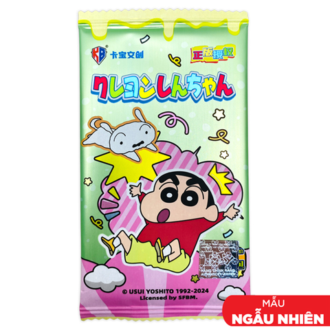 Card Bo Góc Crayon Shinchan - Fun Time - Kabao - BB21 (Giao Mẫu Ngẫu Nhiên)