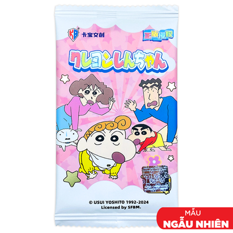 Card Bo Góc Crayon Shinchan - Fun Time - Kabao - BB24 (Giao Mẫu Ngẫu Nhiên)