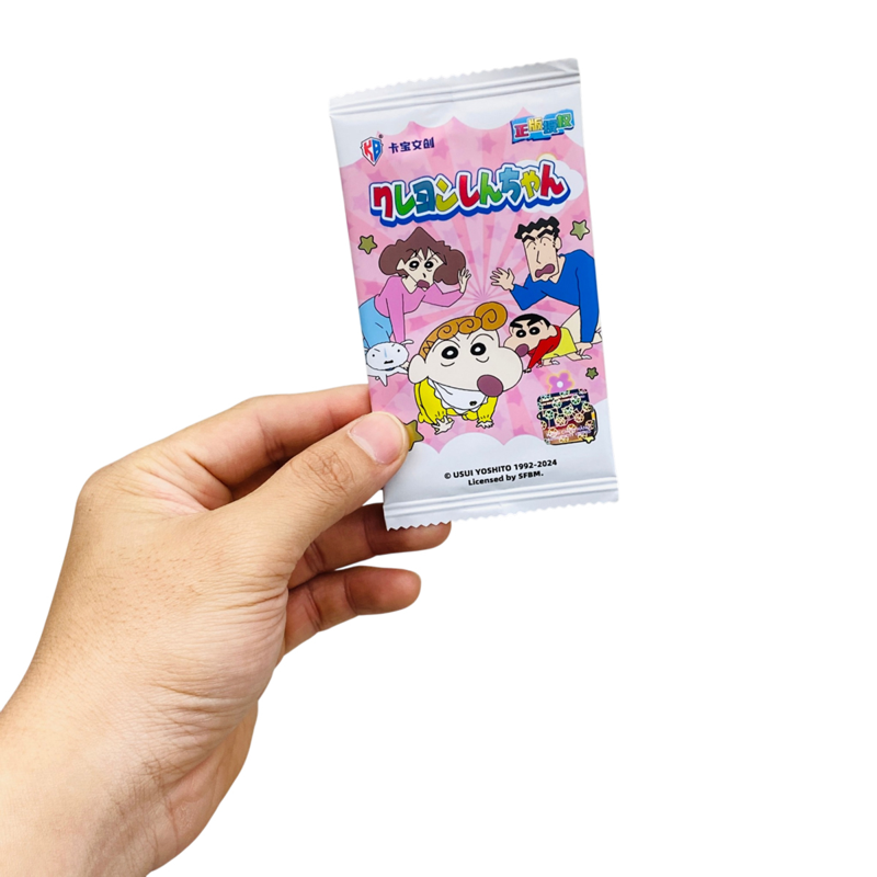Card Bo Góc Crayon Shinchan - Fun Time - Kabao - BB24 (Giao Mẫu Ngẫu Nhiên)