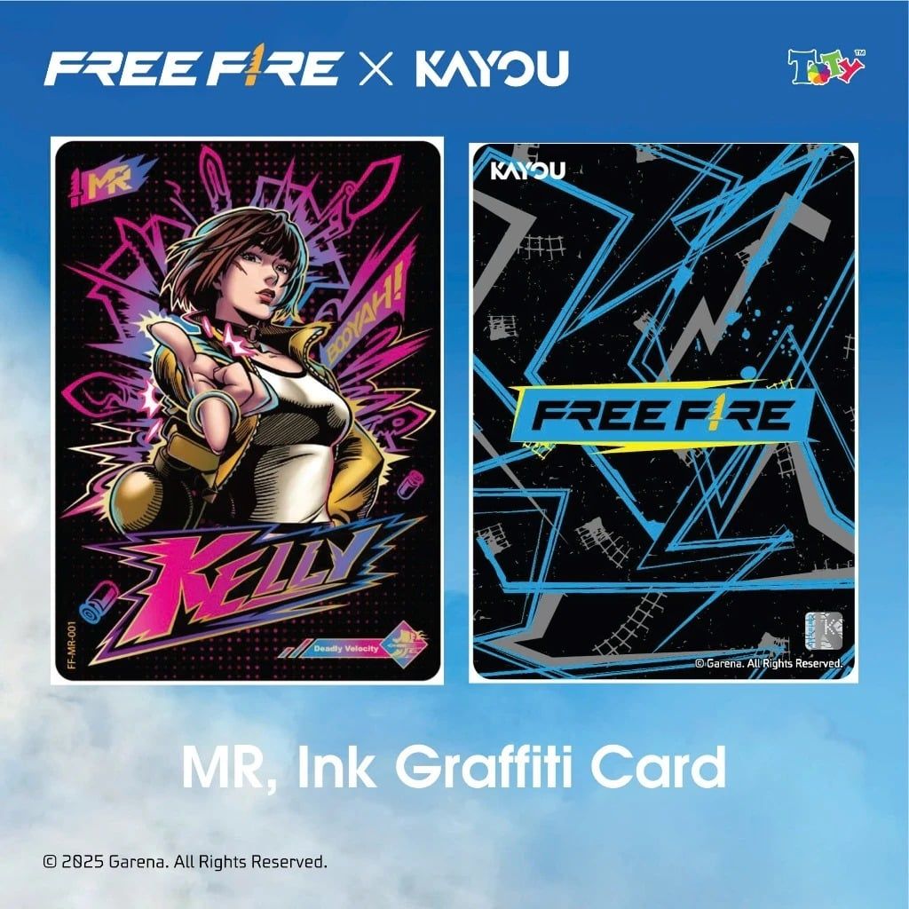 Kayou Card Bo Góc Free Fire KC01