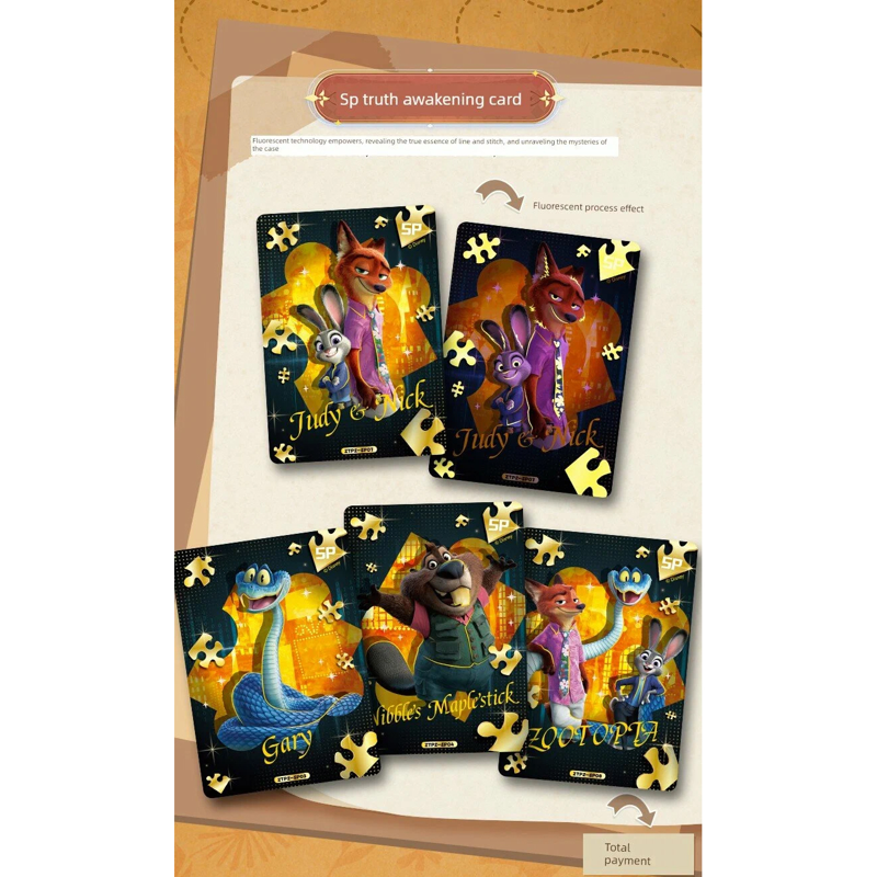 Card.Fun Card Bo Góc - Zootopia - Zootopia 2 - Secret Misson - UD12 (Giao Mẫu Ngẫu Nhiên)