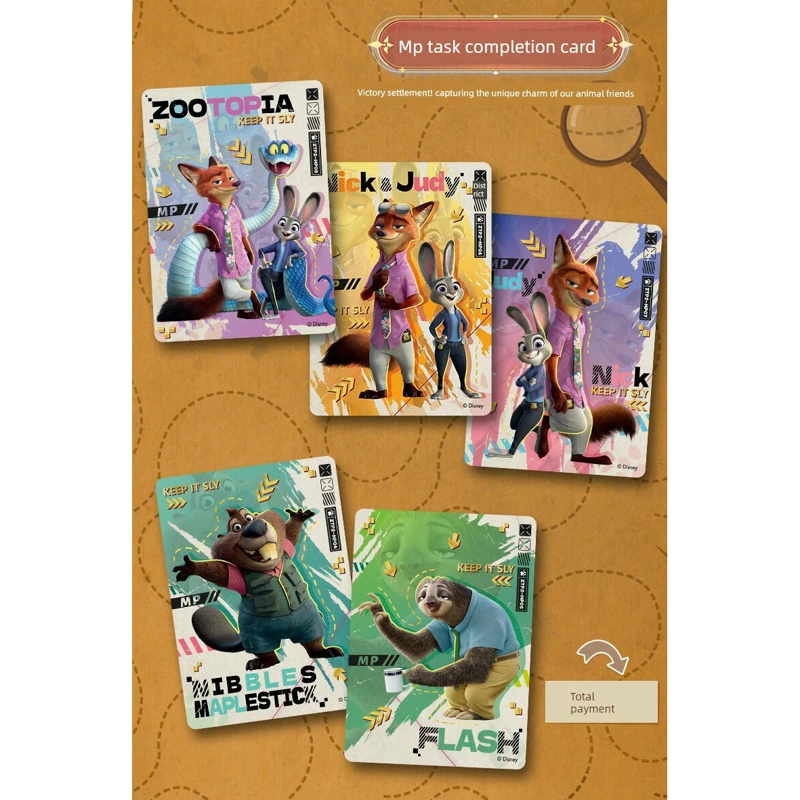 Card.Fun Card Bo Góc - Zootopia - Zootopia 2 - Secret Misson - UD12 (Giao Mẫu Ngẫu Nhiên)