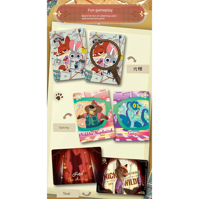 Card.Fun Card Bo Góc - Zootopia - Zootopia 2 - Secret Misson - UD12 (Giao Mẫu Ngẫu Nhiên)