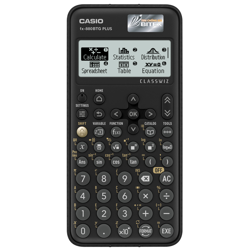 Máy Tính Casio FX-880BTG PLUS - Màu Đen