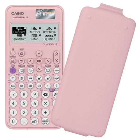 Máy Tính Casio FX-880BTG PLUS - Màu Hồng