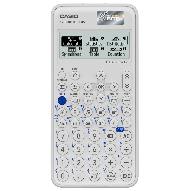 Máy Tính Casio FX-880BTG PLUS - Màu Trắng