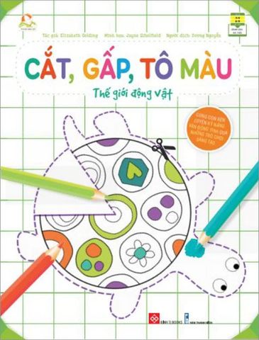 Cắt, Gấp, Tô Màu Thế Giới Động Vật